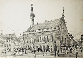 Margarita Siourina. Tallinn. Town Hall. 1986