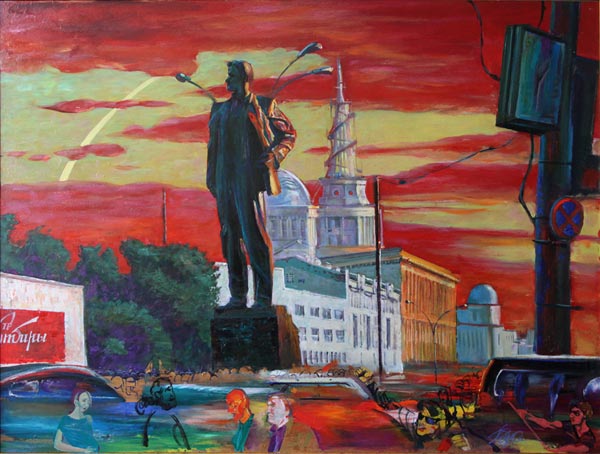 G.V. Zhivotov. Mayakovskiy and the Square, 2012