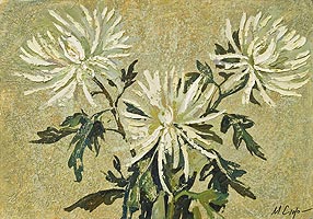 Margarita Siourina. Three Chrysanthemums, 2005
